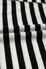 Stripe Batwing Sleeve Round Neck Oversized Top - Trendsi - Flyclothing LLC