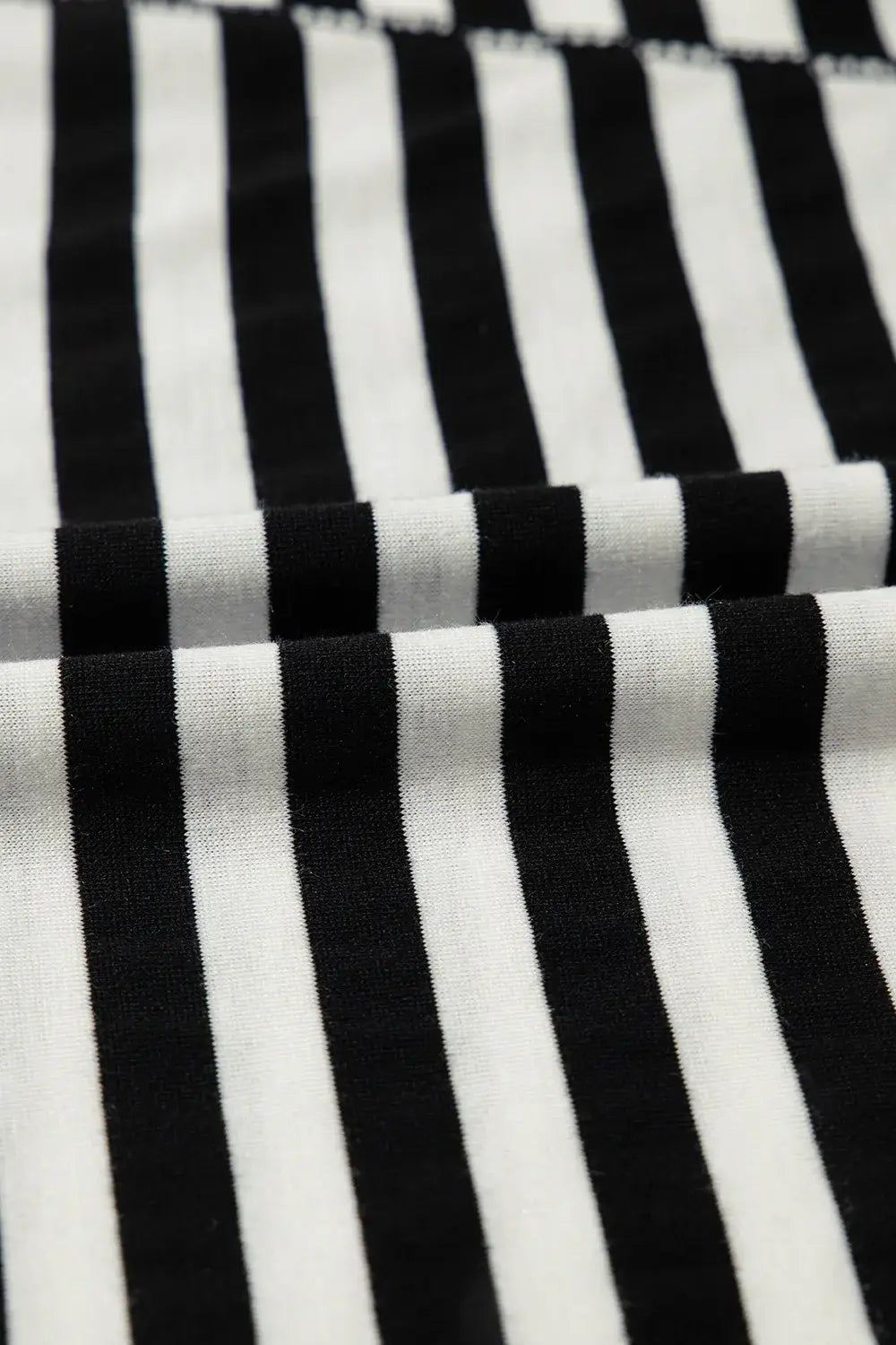 Stripe Batwing Sleeve Round Neck Oversized Top - Trendsi - Flyclothing LLC