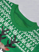 Children's Christmas Reindeer Graphic Crewneck Sweatshirt - Trendsi - Flyclothing LLC