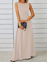 Sleeveless Flowy Maxi Dress - Trendsi - Flyclothing LLC