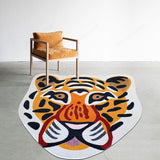 Thickened Cold-proof Floor Mats In Bow-shaped And Irregularly Shaped Imitation Cashmere Carpets