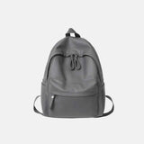 PU Leather Zip Backpack Bag - Trendsi - Flyclothing LLC