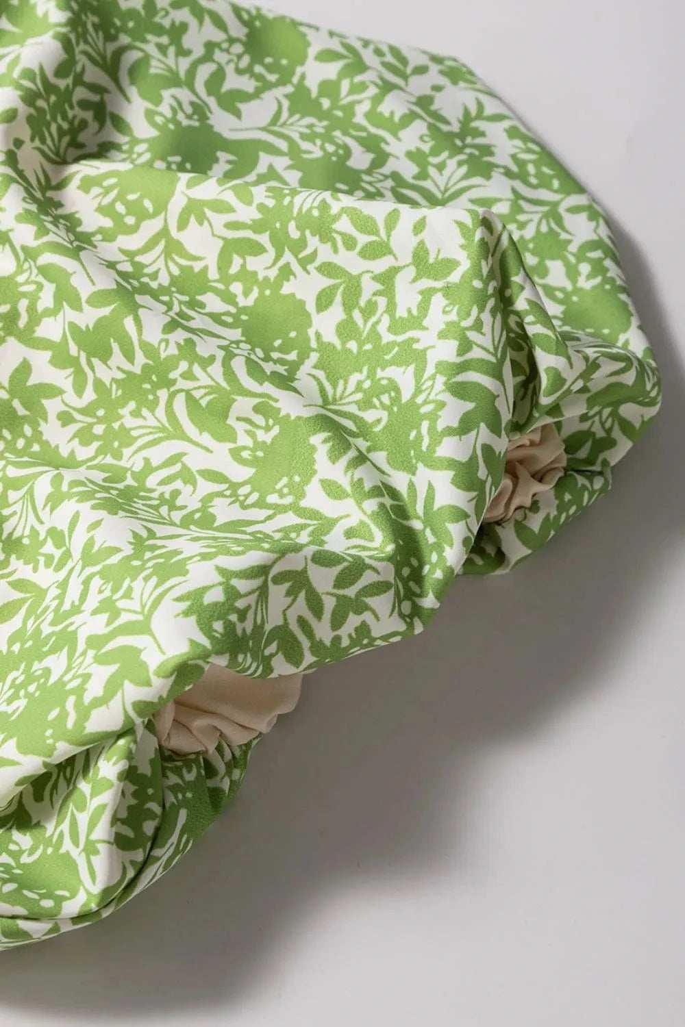 Floral Ruffle Puff Short Sleeve Frilled Notched Blouse - Trendsi - Flyclothing LLC