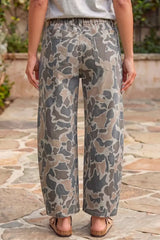 Multicolour Camouflage Shift Ankle Length Jeans - Trendsi - Flyclothing LLC
