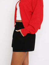 Elastic Waist Shorts - Trendsi - Flyclothing LLC