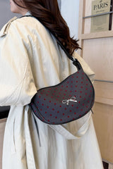 Polyester Printed Adjustable Strap Crossbody Bag - Trendsi
