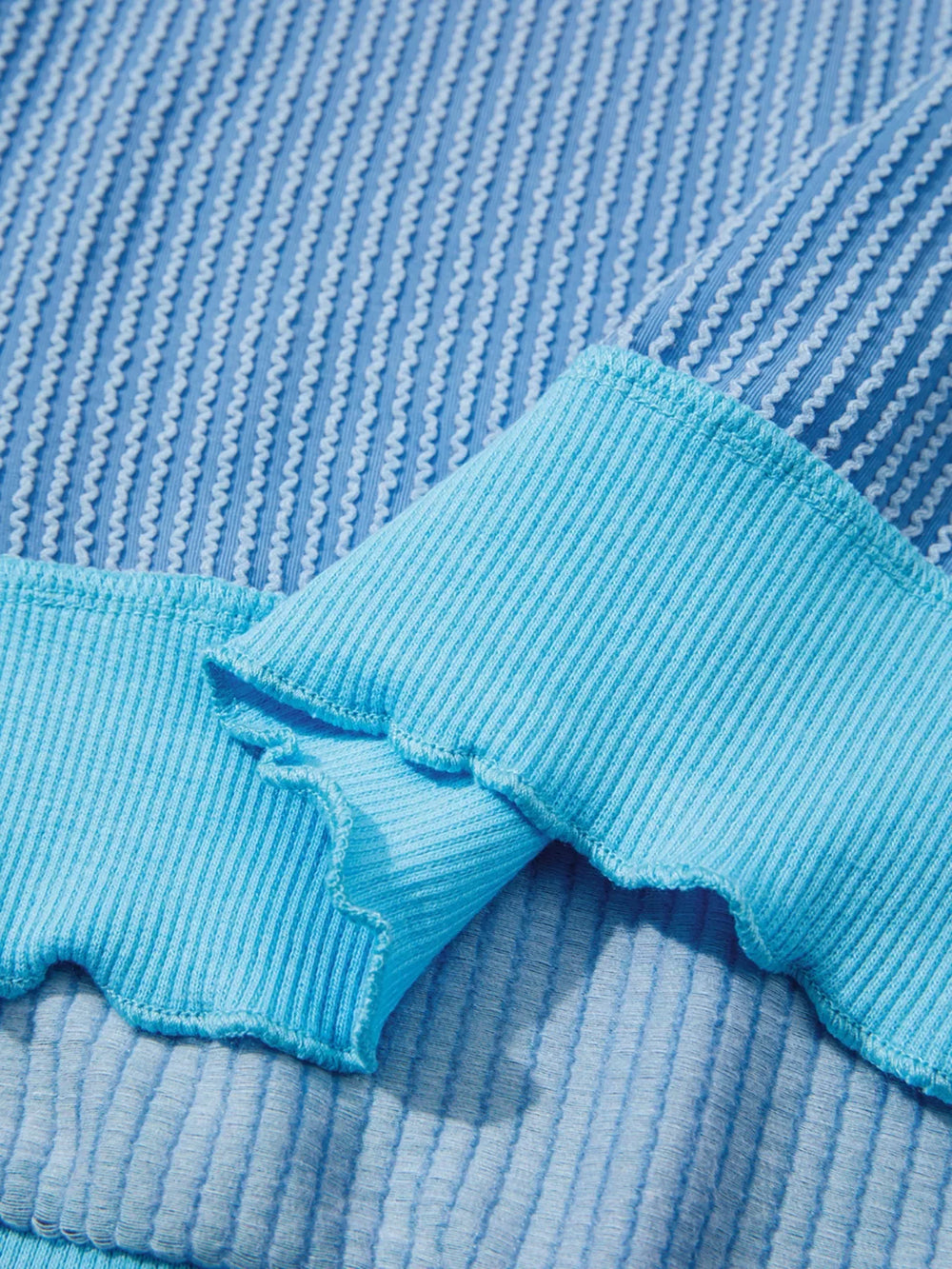 Twisted Rib Uneven Hem Drop Shoulder Loose Knit Top - Trendsi - Flyclothing LLC