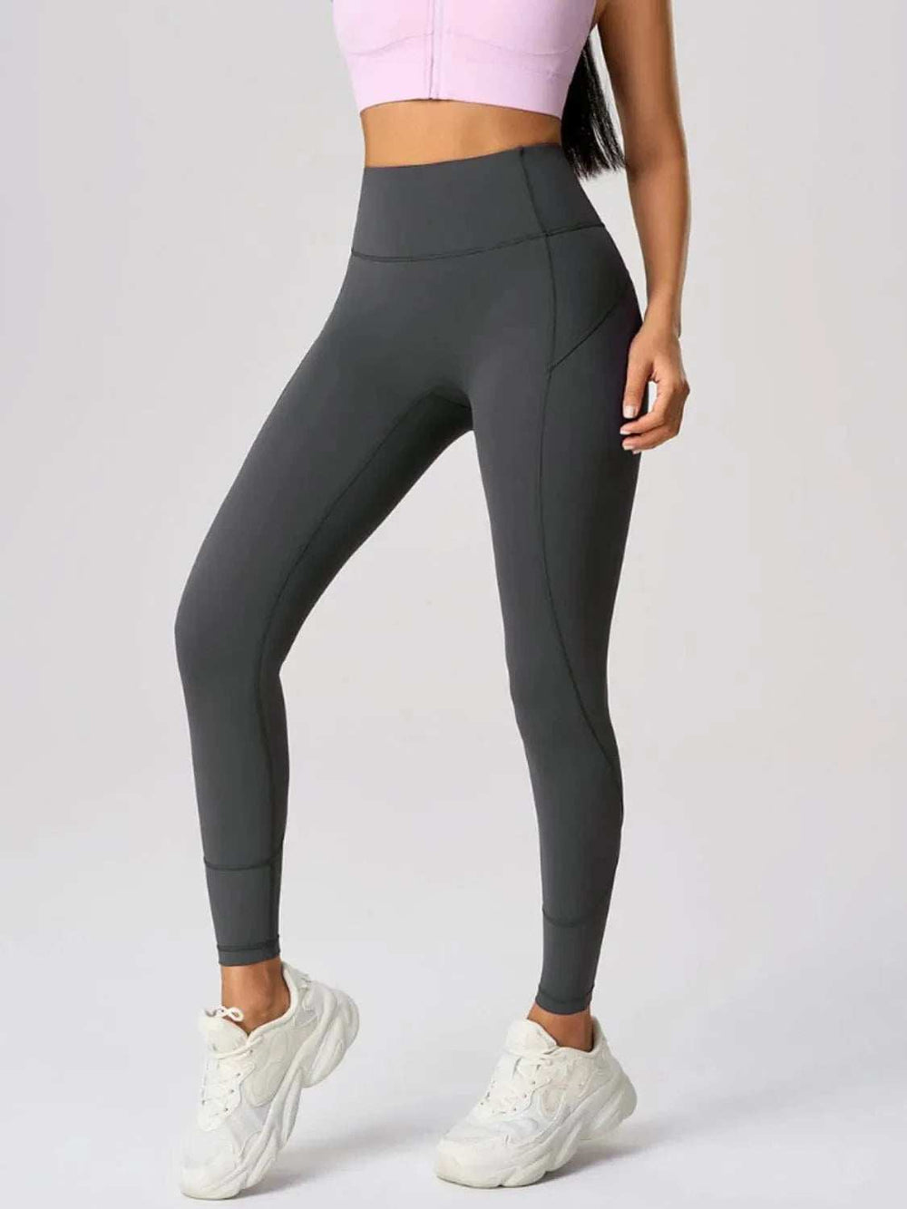 High Waist Active Leggings - Trendsi - Flyclothing LLC