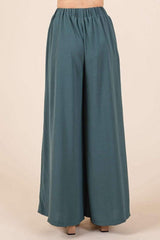 Mittoshop Pleated Wide Leg Pants - Trendsi - Flyclothing LLC