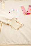 LOVE Patch Round Neck Sweater - Trendsi - Flyclothing LLC