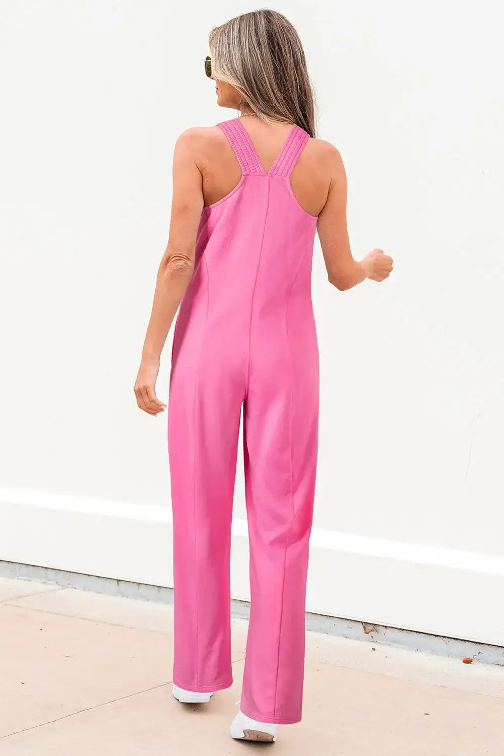 Sleeveless Wide-Leg Jumpsuit - Trendsi - Flyclothing LLC