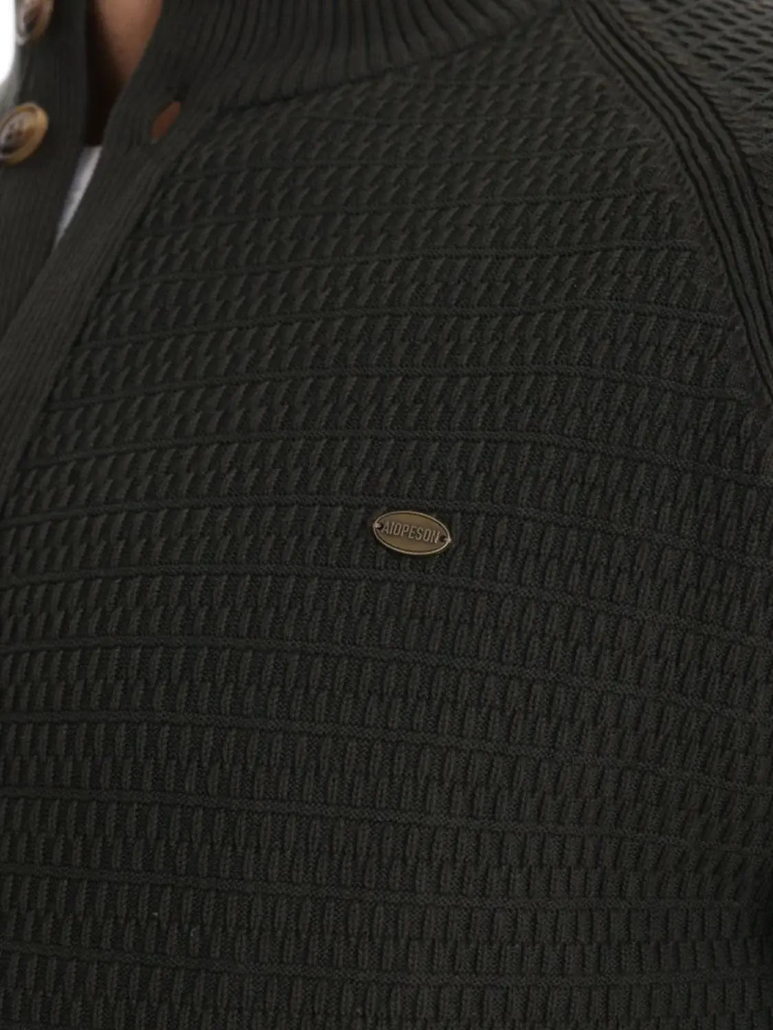 Men's Button Down Long Sleeve Cardigan - Trendsi - Flyclothing LLC