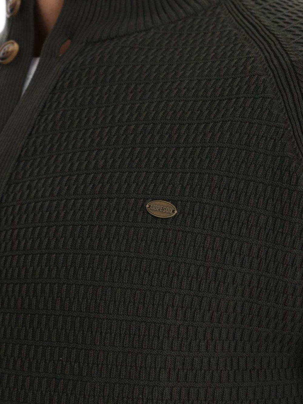 Men's Button Down Long Sleeve Cardigan - Trendsi - Flyclothing LLC