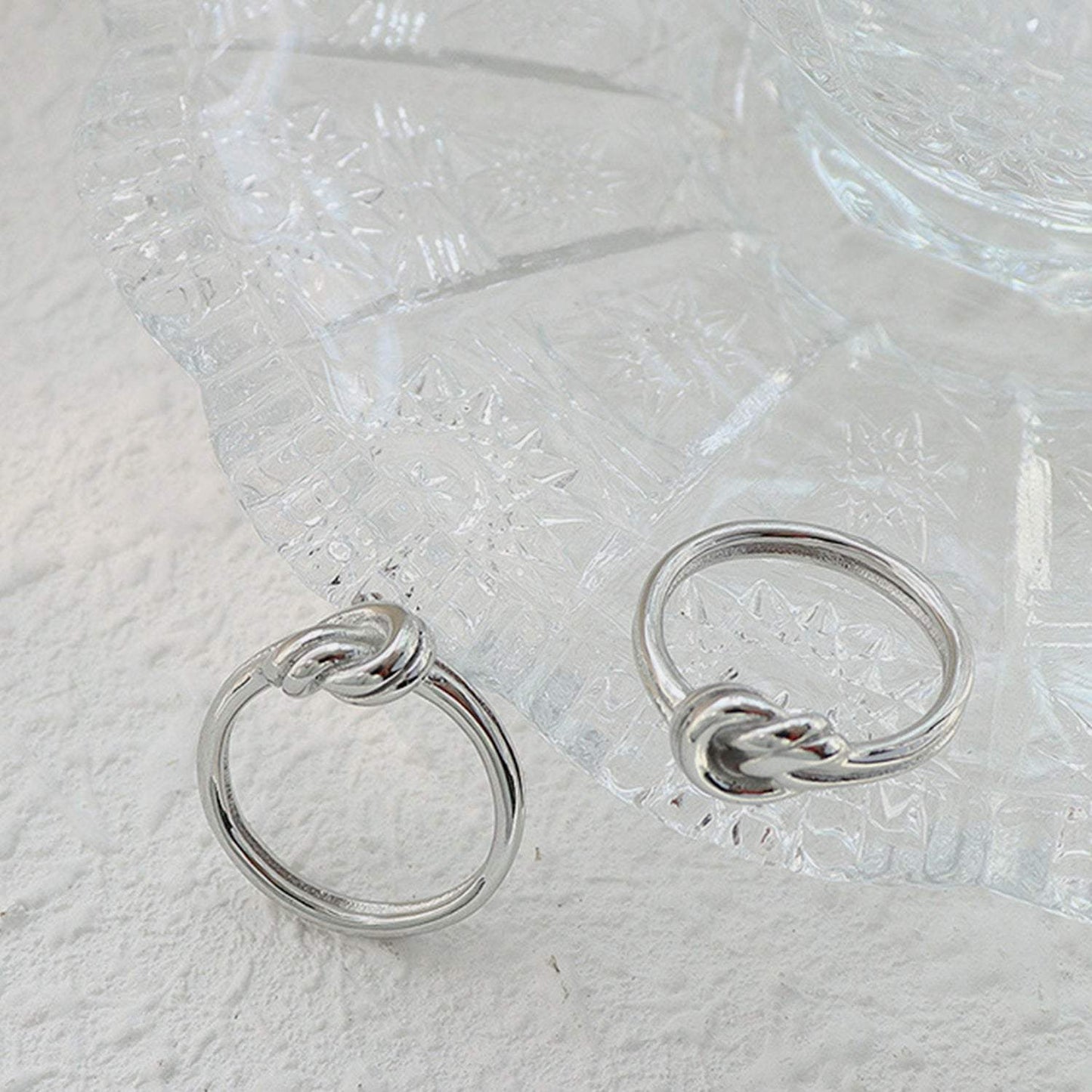 Titanium Steel Knot Ring - Trendsi - Flyclothing LLC