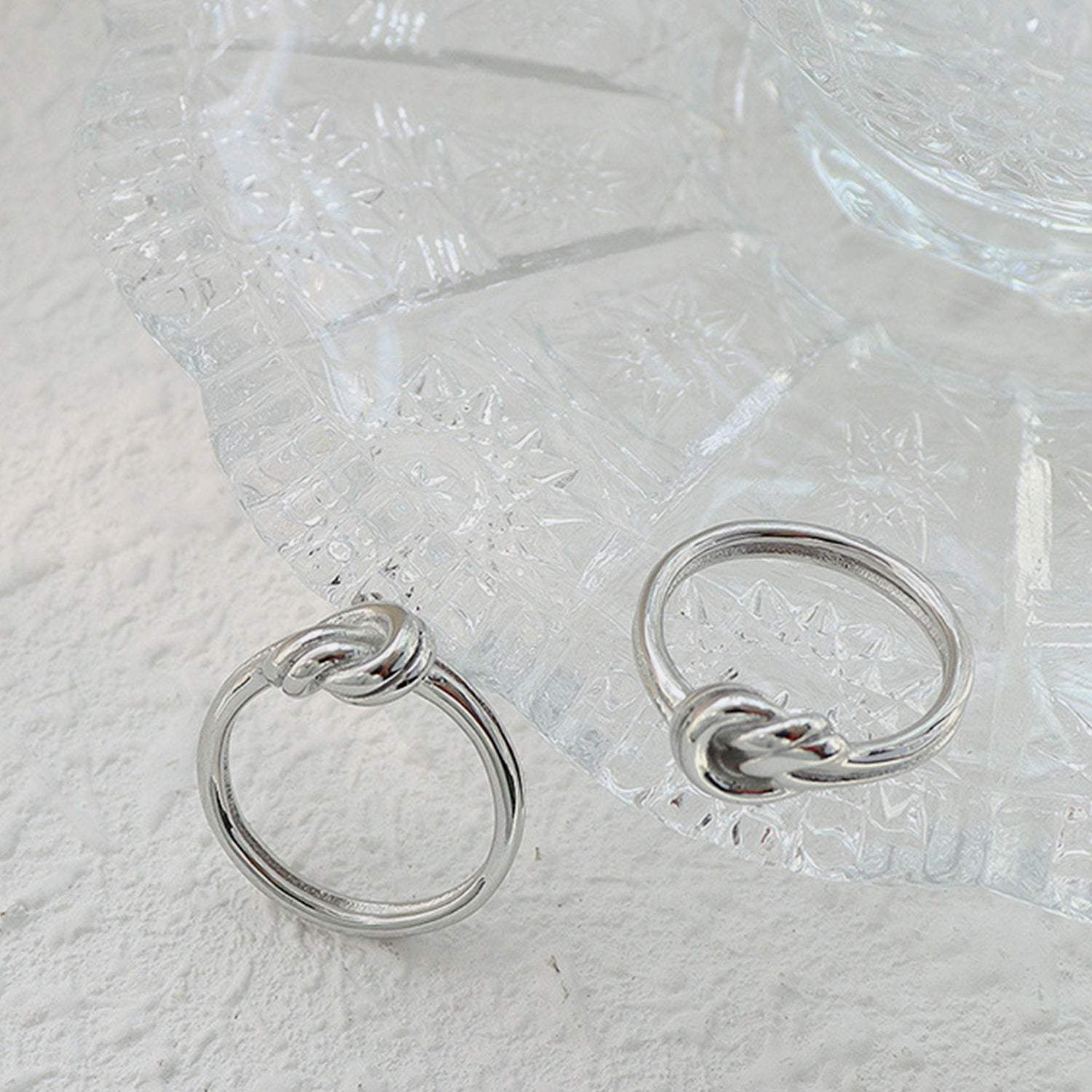 Titanium Steel Knot Ring - Trendsi - Flyclothing LLC