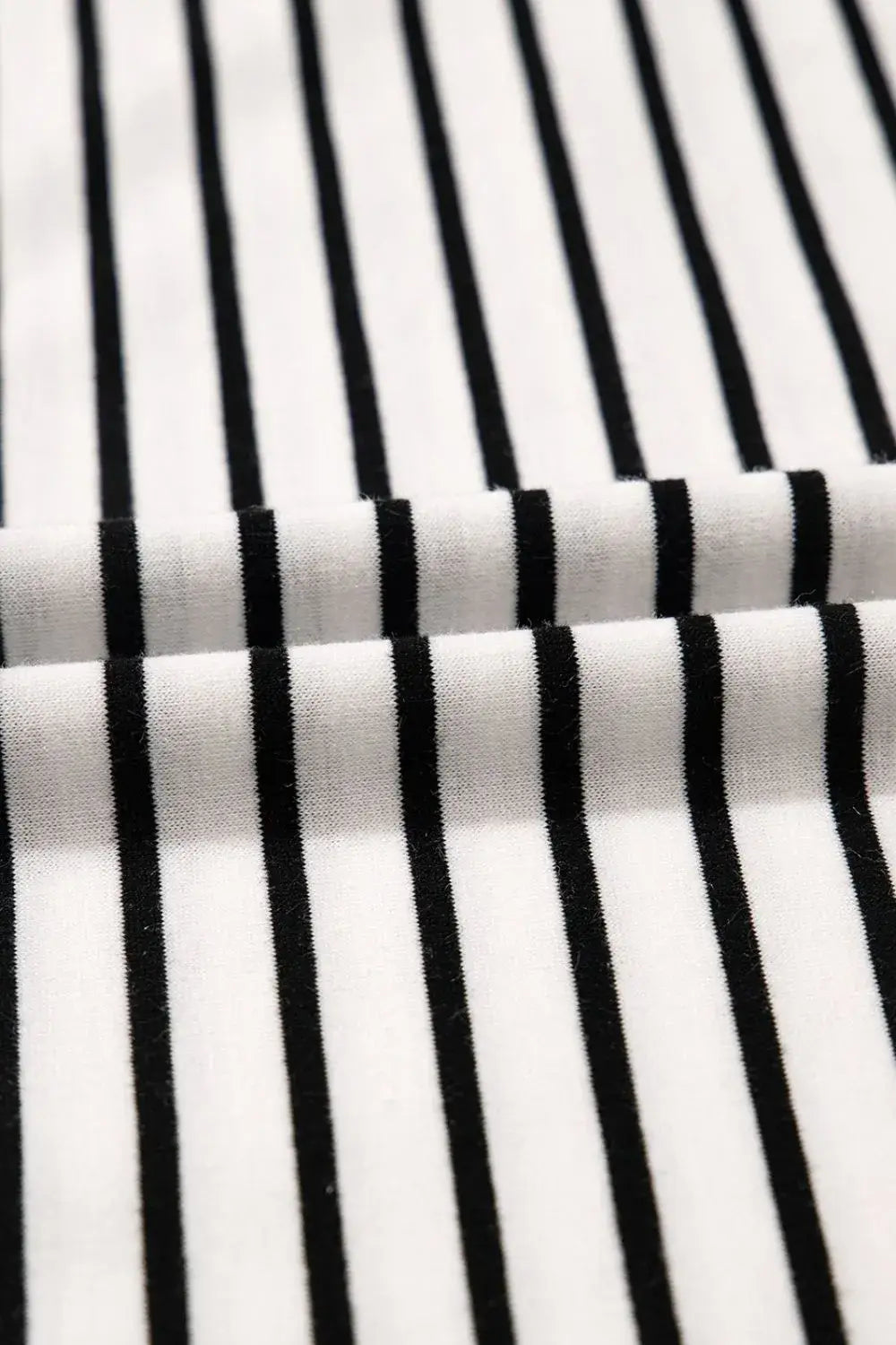 Stripe V Neck Tee and Casual Shorts Set - Trendsi - Flyclothing LLC