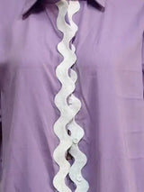 Contrast Trim Collared Neck Top and Shorts Set - Trendsi - Flyclothing LLC
