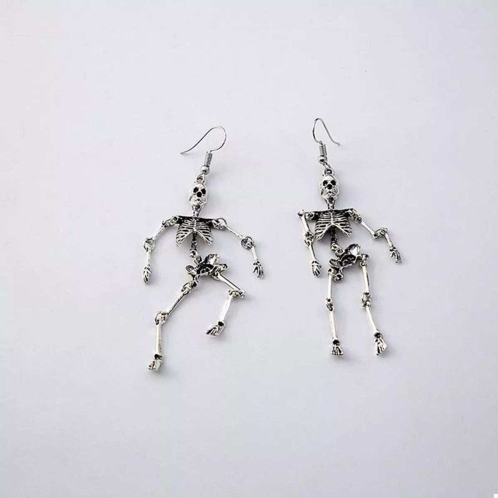 Halloween Skeleton Dangle Earrings - Trendsi - Flyclothing LLC