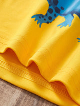 Children's Crocodile Short Sleeve T-Shirt & Shorts Set - Trendsi - Flyclothing LLC