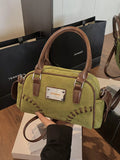 Vintage Top Handle Crossbody Bag - Trendsi - Flyclothing LLC