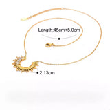 18K Gold-Plated Pendant Necklace - Trendsi - Flyclothing LLC