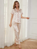 Contrast Piping Pocketed Top and Pants Lounge Set - Trendsi - Flyclothing LLC