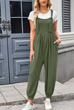 Lovelet Knotted Strap Overalls with Pockets - Trendsi