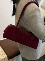 Solid Color Shoulder Bag - Trendsi - Flyclothing LLC