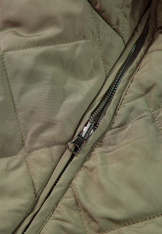 Fuzzy Zip Up Vest Coat with Pockets - Trendsi - Flyclothing LLC