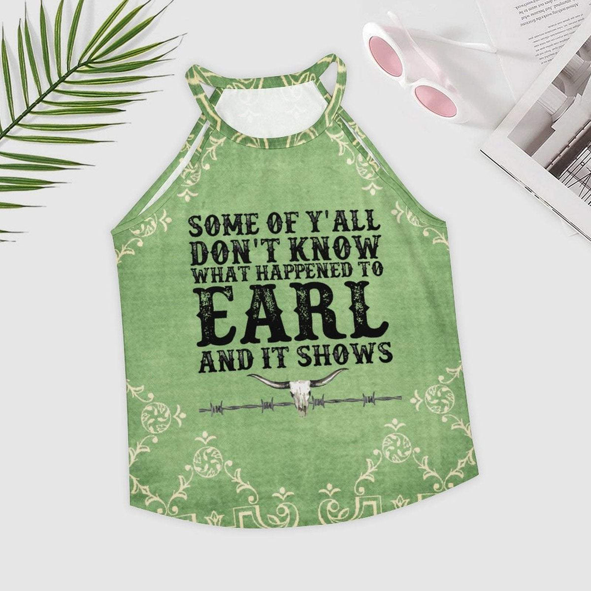 Baha Ranch What Happened to Earl Women's Tank Top - Baha Ranch Western Wear - Flyclothing LLC
