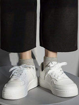 Lace Up Round Toe Platform Shoes - Trendsi - Flyclothing LLC