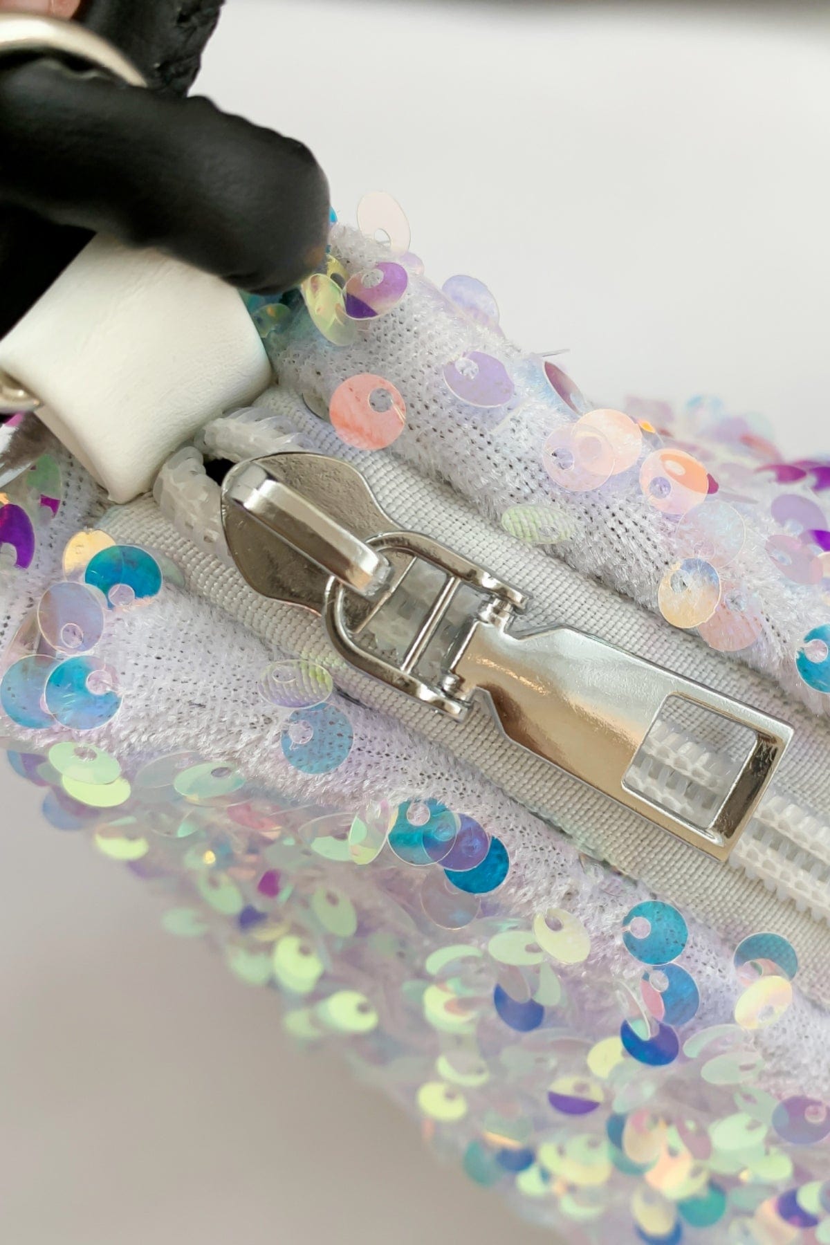 Sequin Double Strap Shoulder Bag - Trendsi