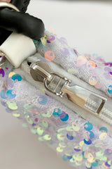 Sequin Double Strap Shoulder Bag - Trendsi