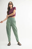 MONO B Flowbarrel High Waist Active Pants - Trendsi