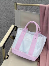 Two Tone Handbag - Trendsi - Flyclothing LLC