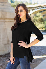 Basic Bae Full Size Round Neck Pocketed T-Shirt - ShopBasicbae - Flyclothing LLC