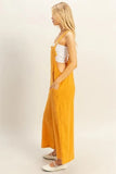 HYFVE Textured Wide Leg Overall - Trendsi