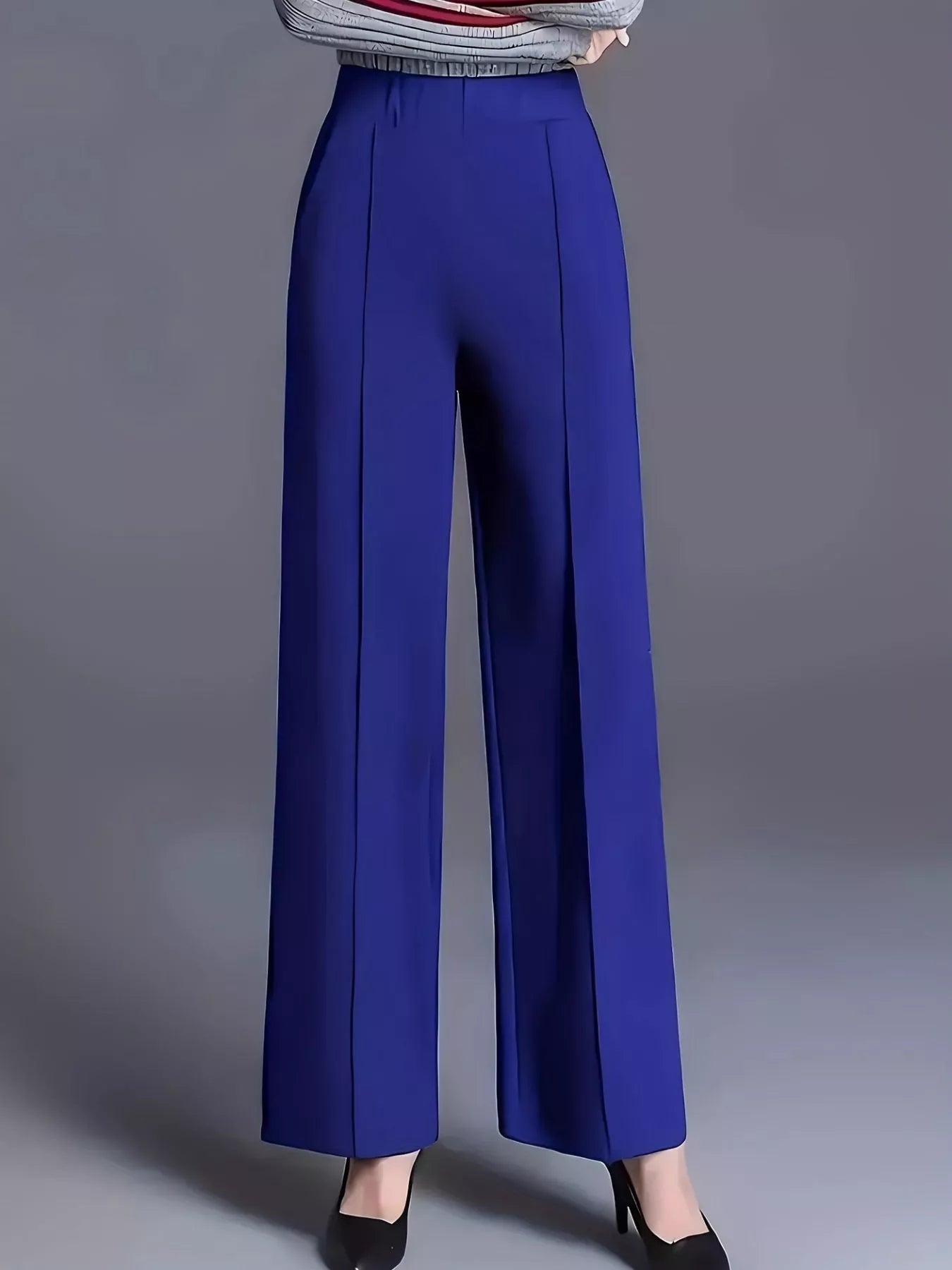 High Waist Wide Leg Pants - Trendsi - Flyclothing LLC