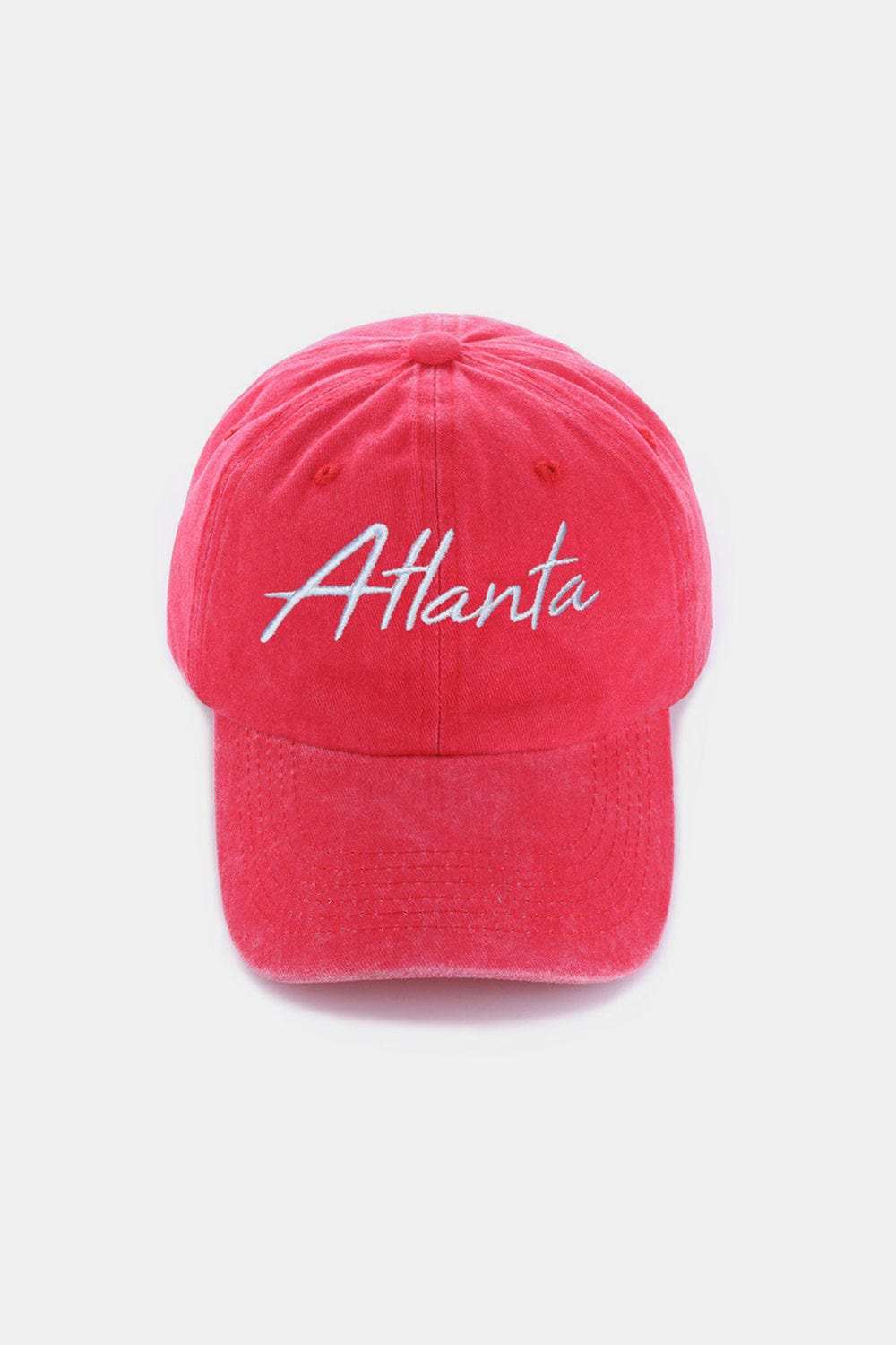 Zenana Washed ATLANTA Embroidered Baseball Cap - Trendsi - Flyclothing LLC