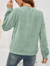 Skull Graphic Dropped Shoulder Sweatshirt - Trendsi - Flyclothing LLC