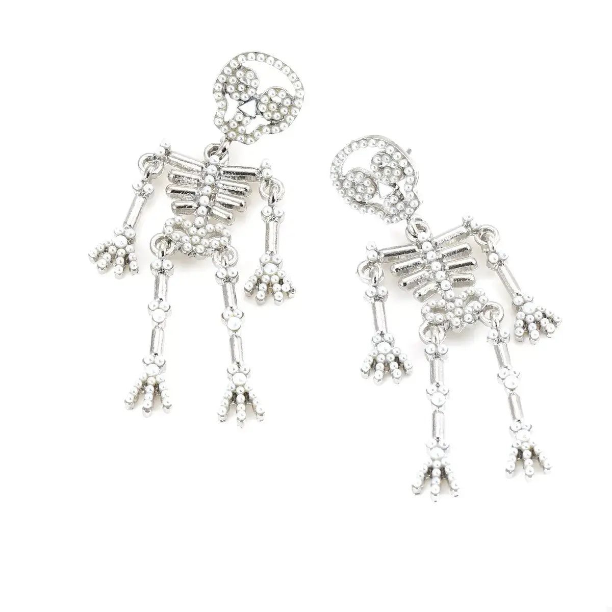 Halloween Skeleton Statement Earrings - Trendsi - Flyclothing LLC