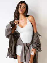Scoop Neck Wide Strap Mini Dress - Trendsi - Flyclothing LLC