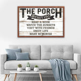 The Porch Bucket Sign - Tailored Canvases - Flyclothing LLC