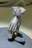 5 Carat Moissanite 925 Sterling Silver Ring - Trendsi - Flyclothing LLC