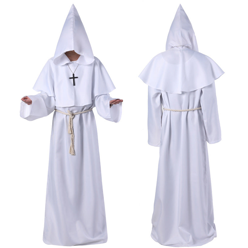 Halloween Costume Medieval Friar Wizard Costume - My Store - Flyclothing LLC