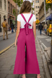 Double Take Full Size Wide Leg Overalls with Pockets - Trendsi