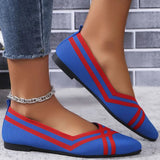 Point Toe Flats Slip-Ons - Trendsi