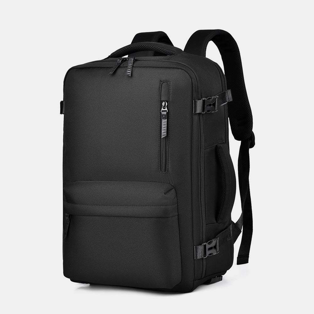 Oxford Cloth Side Pockets Backpack Bag with Handles - Trendsi - Flyclothing LLC