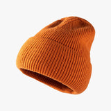Thermal Solid Knit Hat - Trendsi
