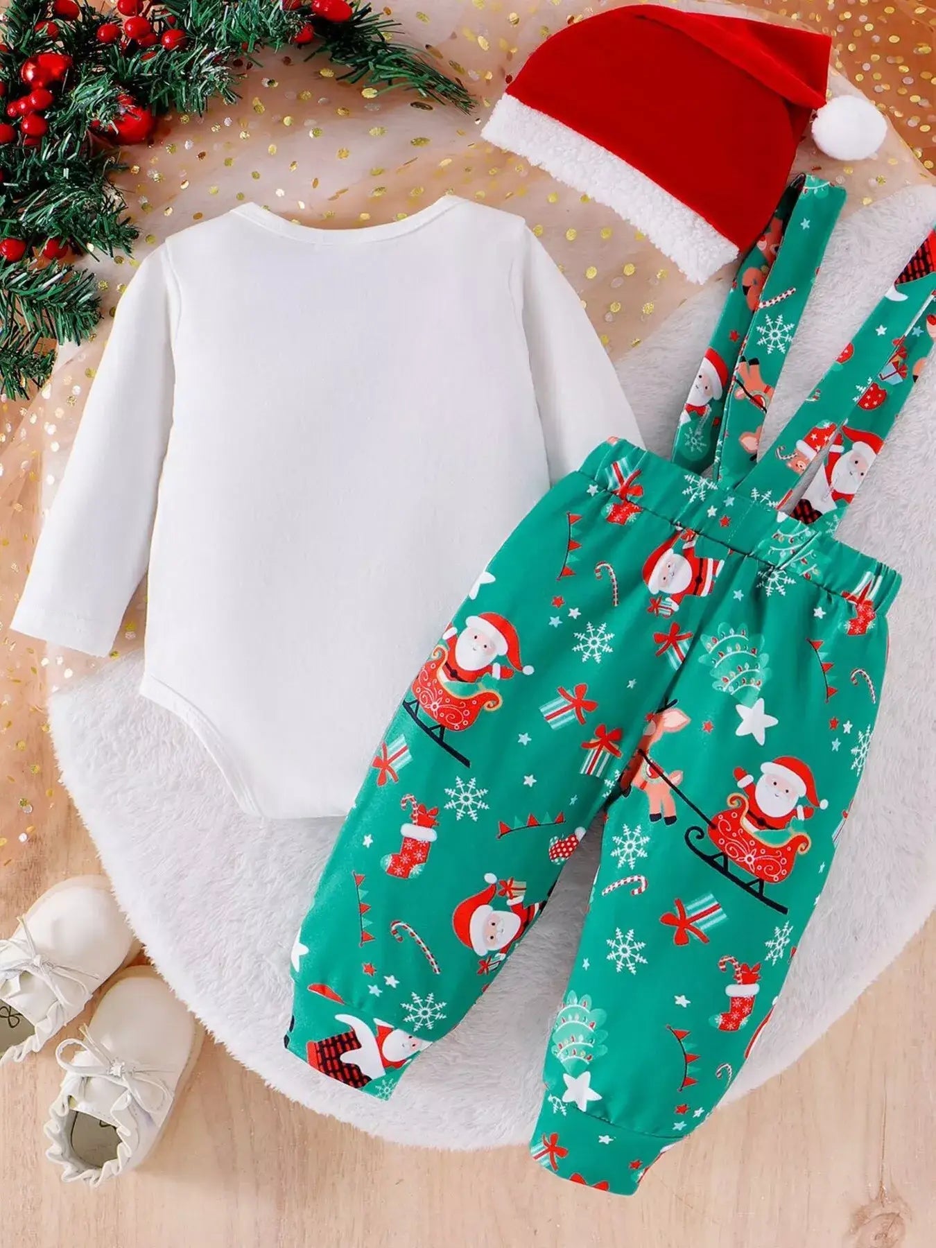 Children's My First Christmas Outfit Set - Trendsi - Flyclothing LLC